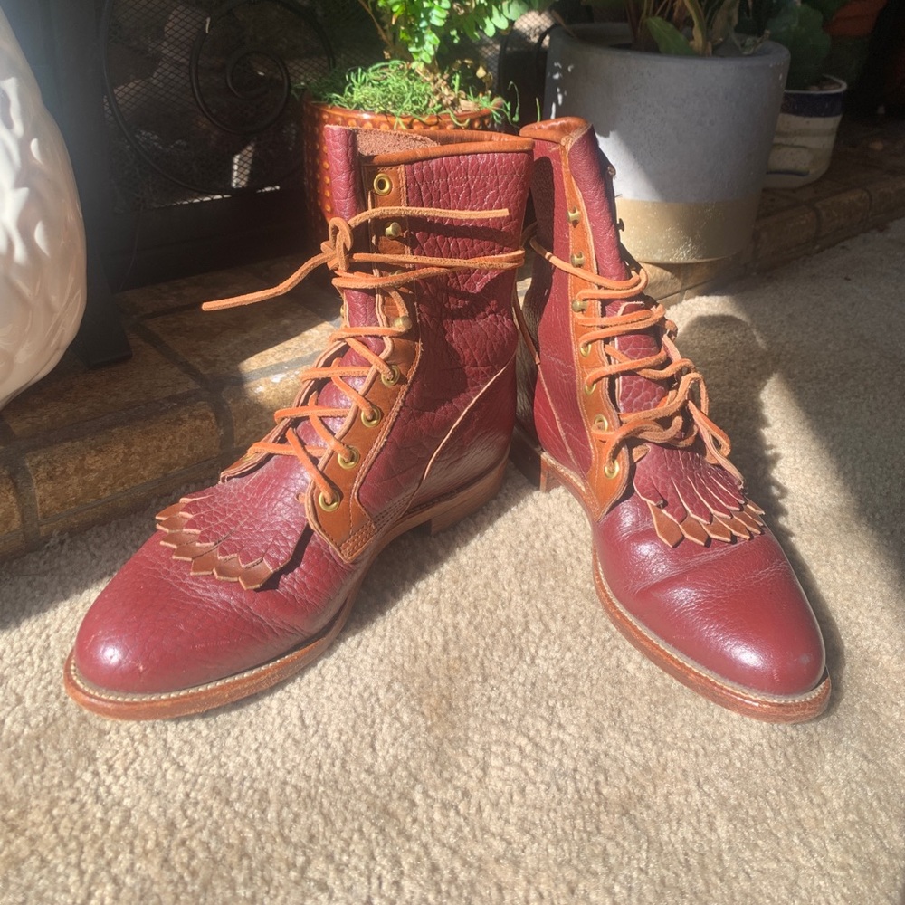 Lace up boots